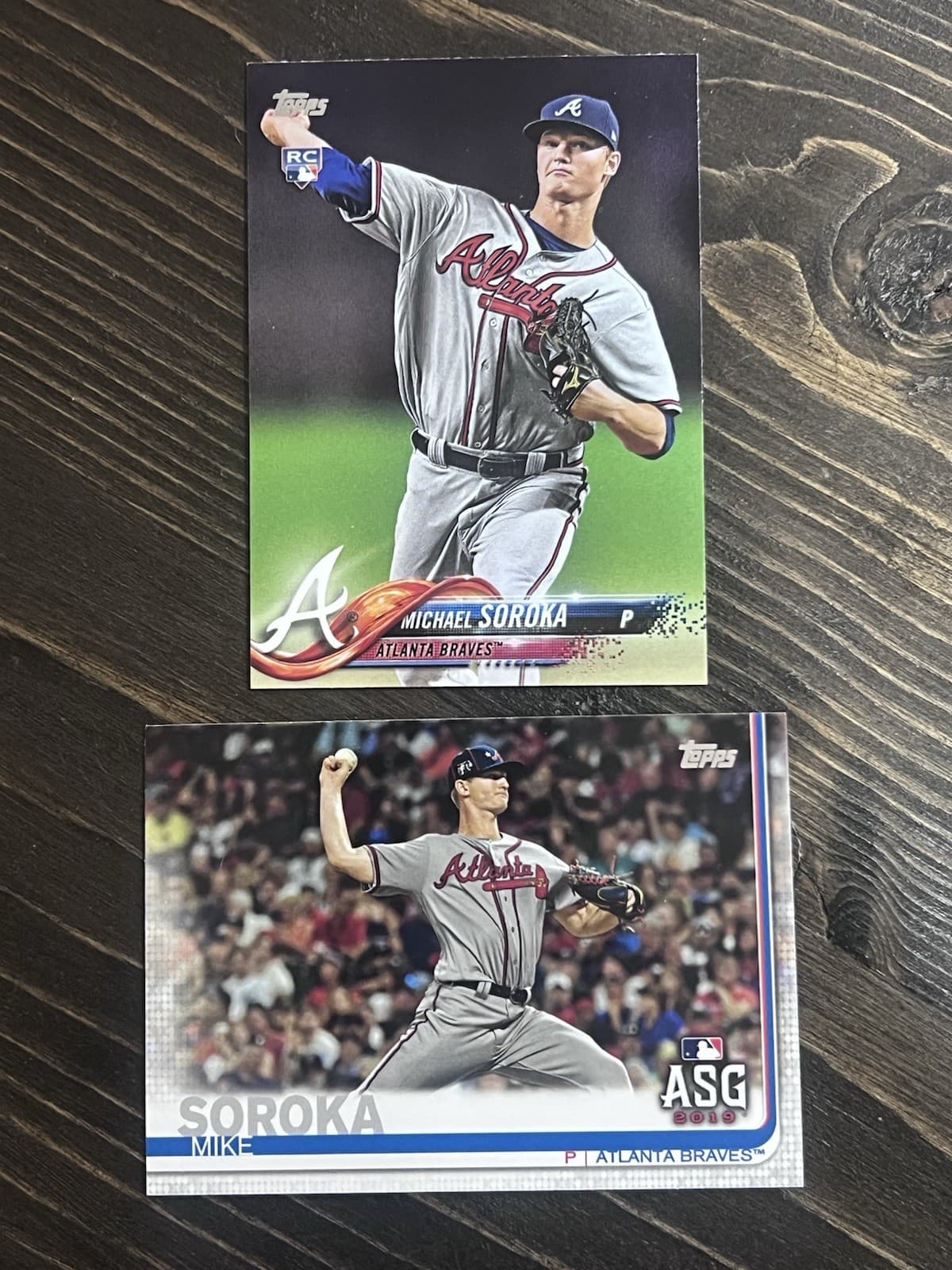 Michael Soroka trading card