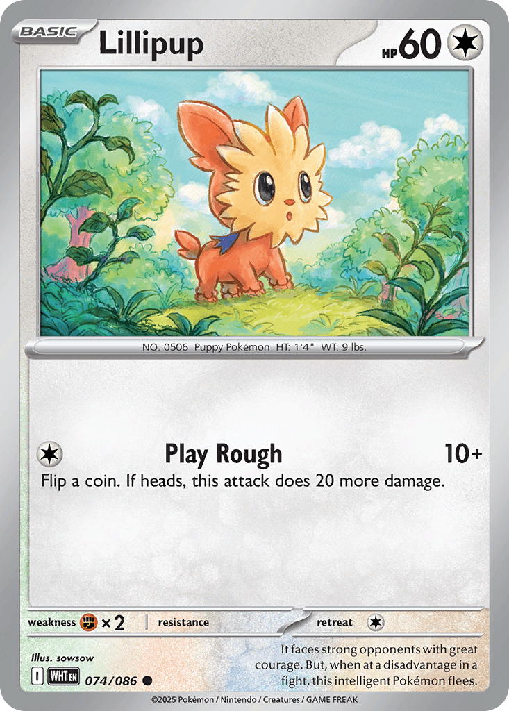 Lillipup trading card