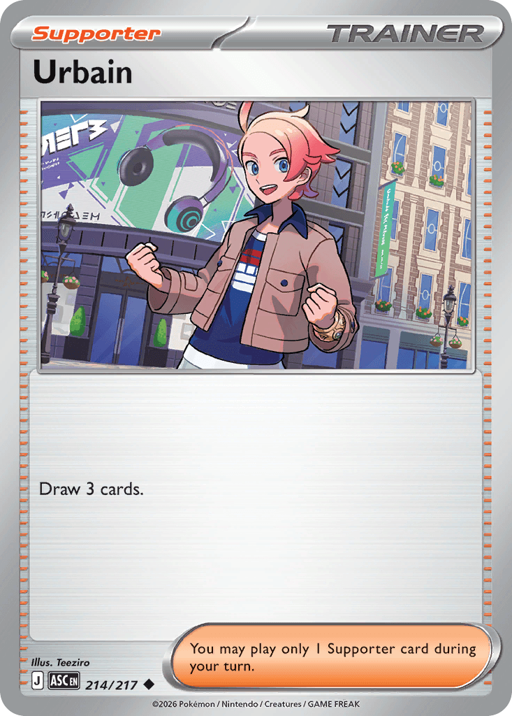 Urbain 2026 Mega Mega Evolution: Ascended Heroes Reverse Holo