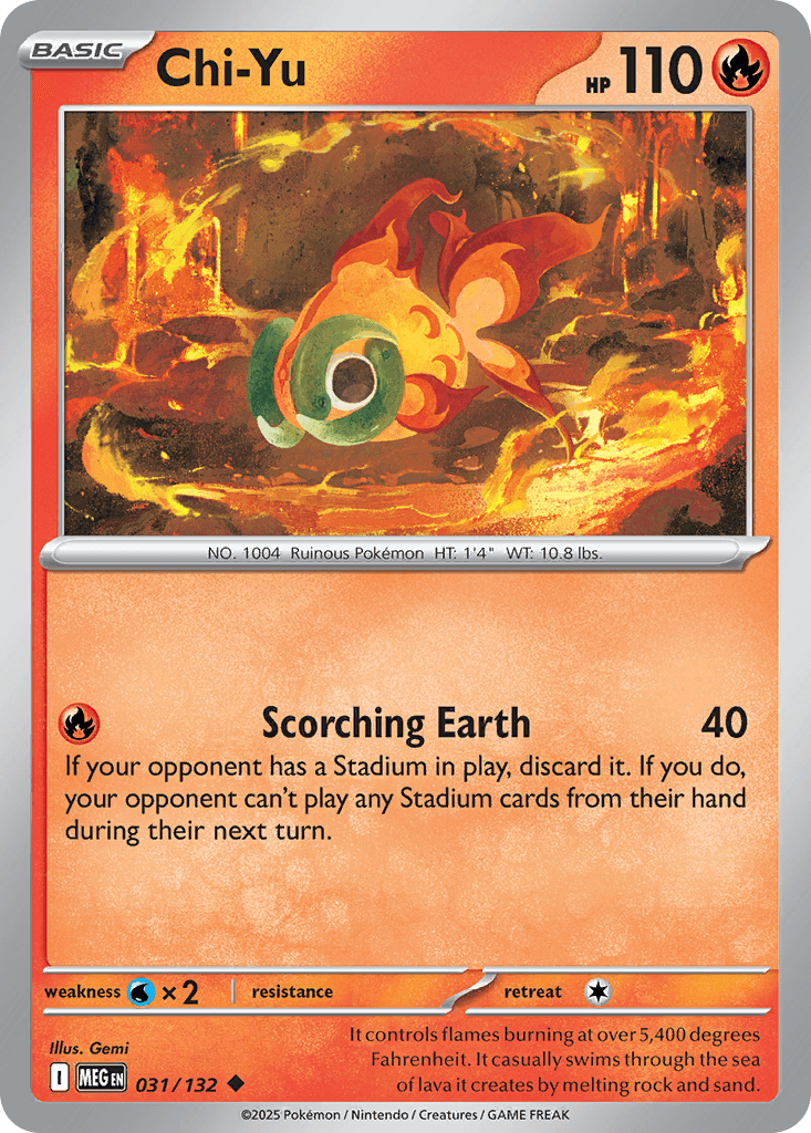 Chi-Yu trading card