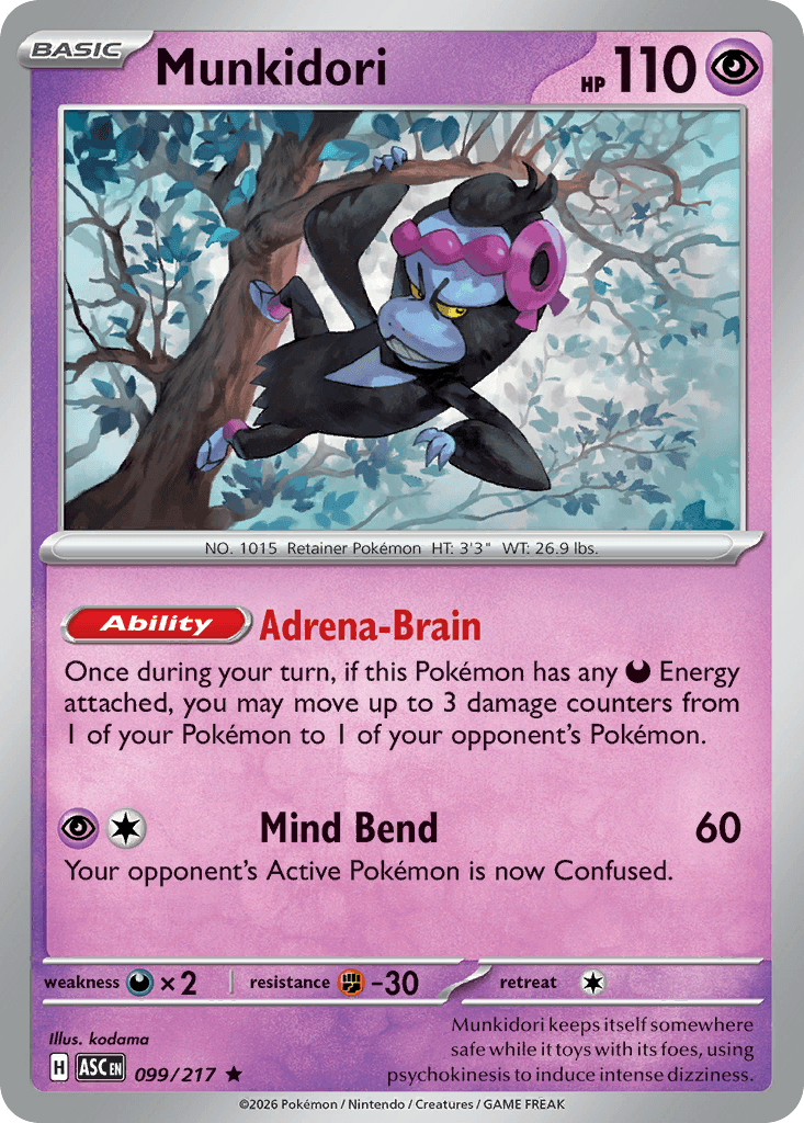 Munkidori trading card
