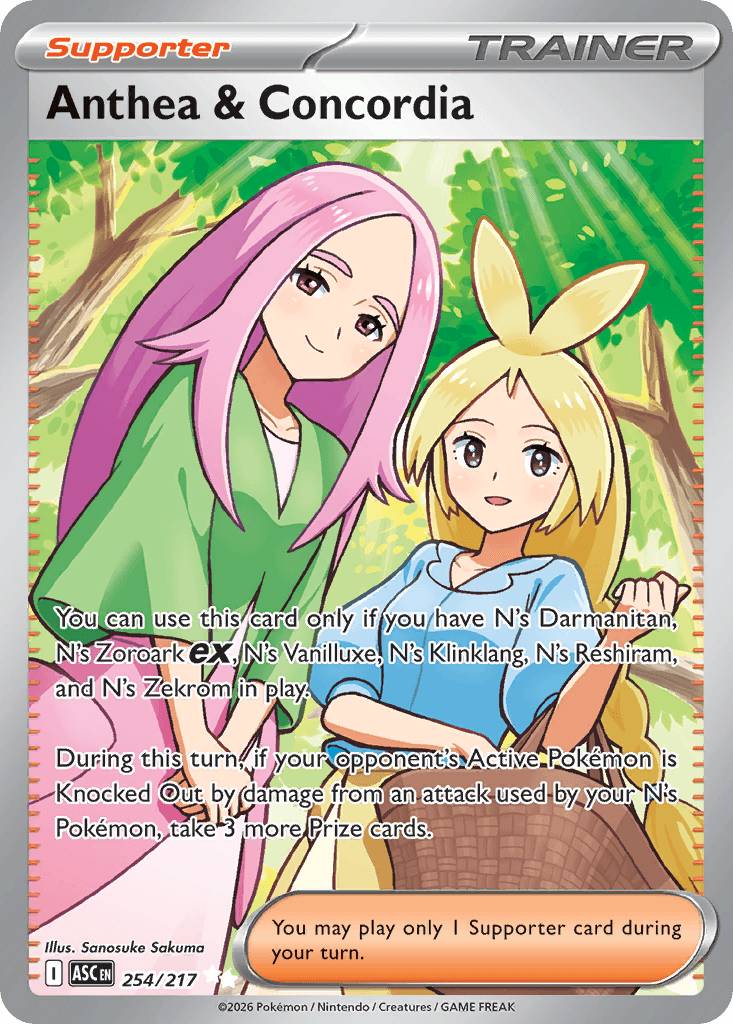 Anthea & Concordia 2026 Mega Mega Evolution: Ascended Heroes