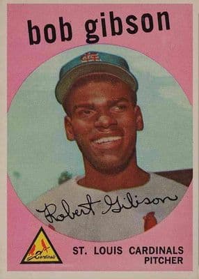 Bob Gibson 1959 topps