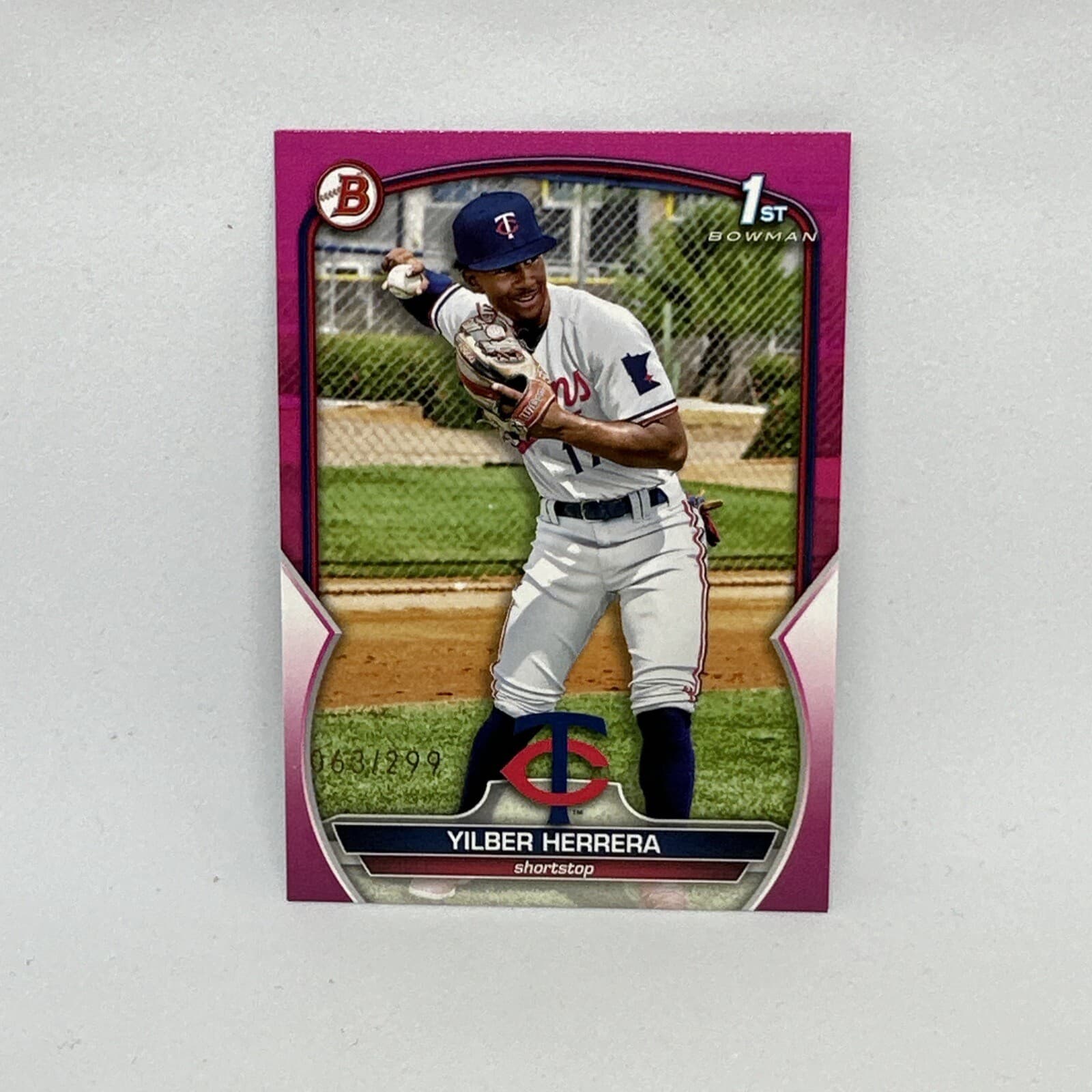 Yilber Herrera trading card