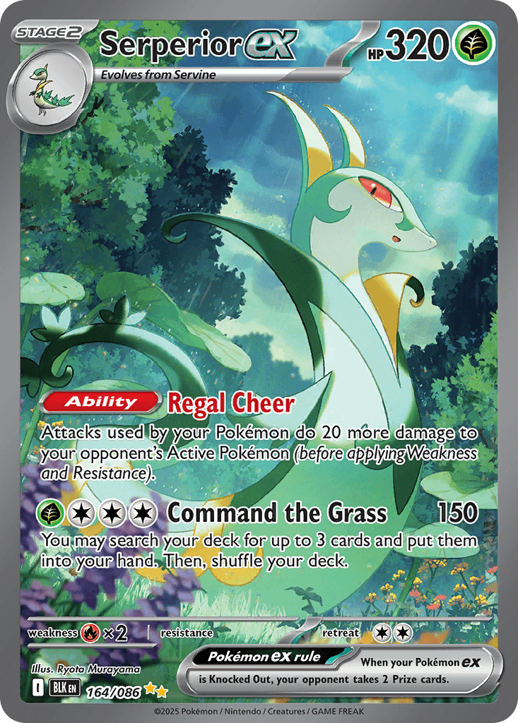 Serperior EX trading card