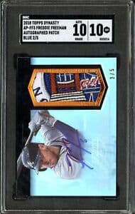 Freddie Freeman 2018 topps Topps Dynasty