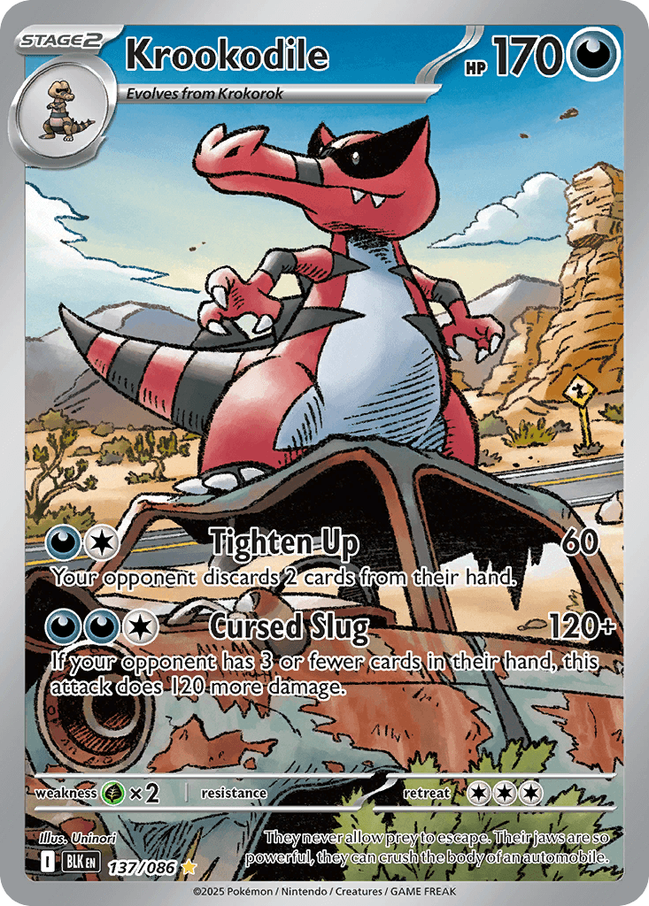 Krookodile trading card