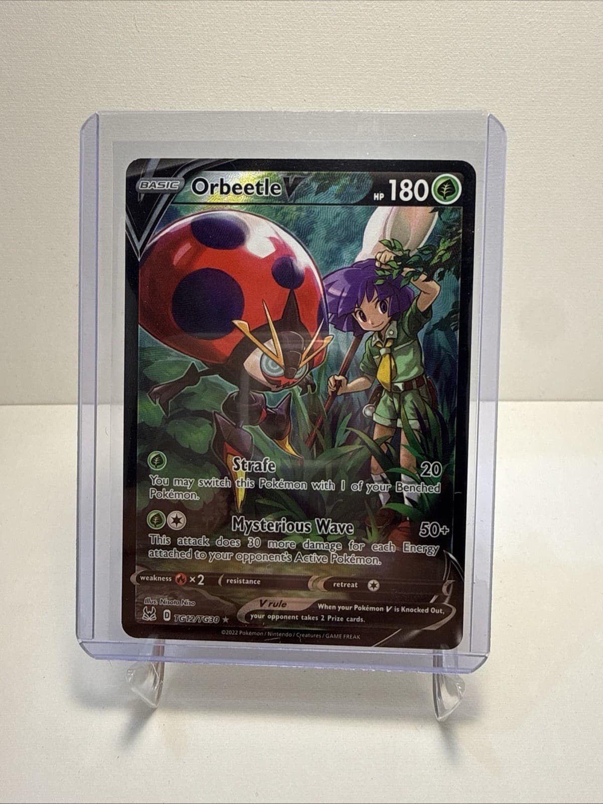 Orbeetle V trading card