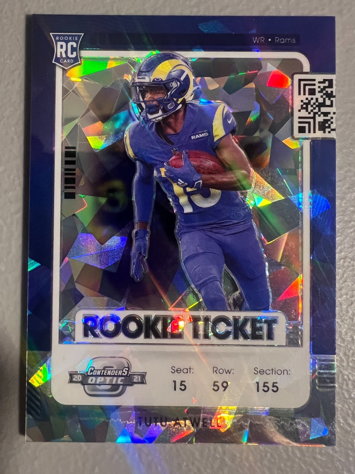 Tutu Atwell 2021 panini Panini Contenders Optic