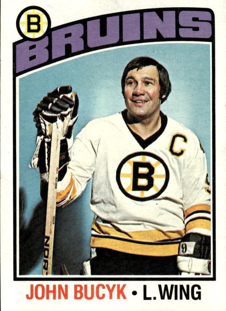 John Bucyk trading card