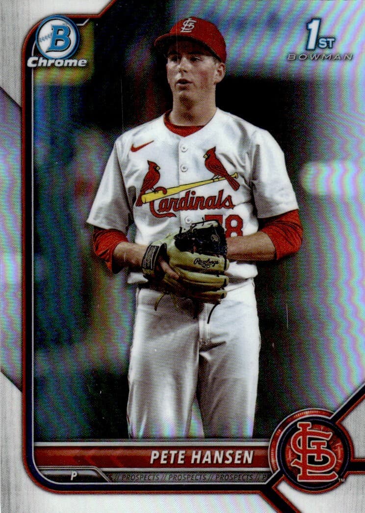 Pete Hansen trading card