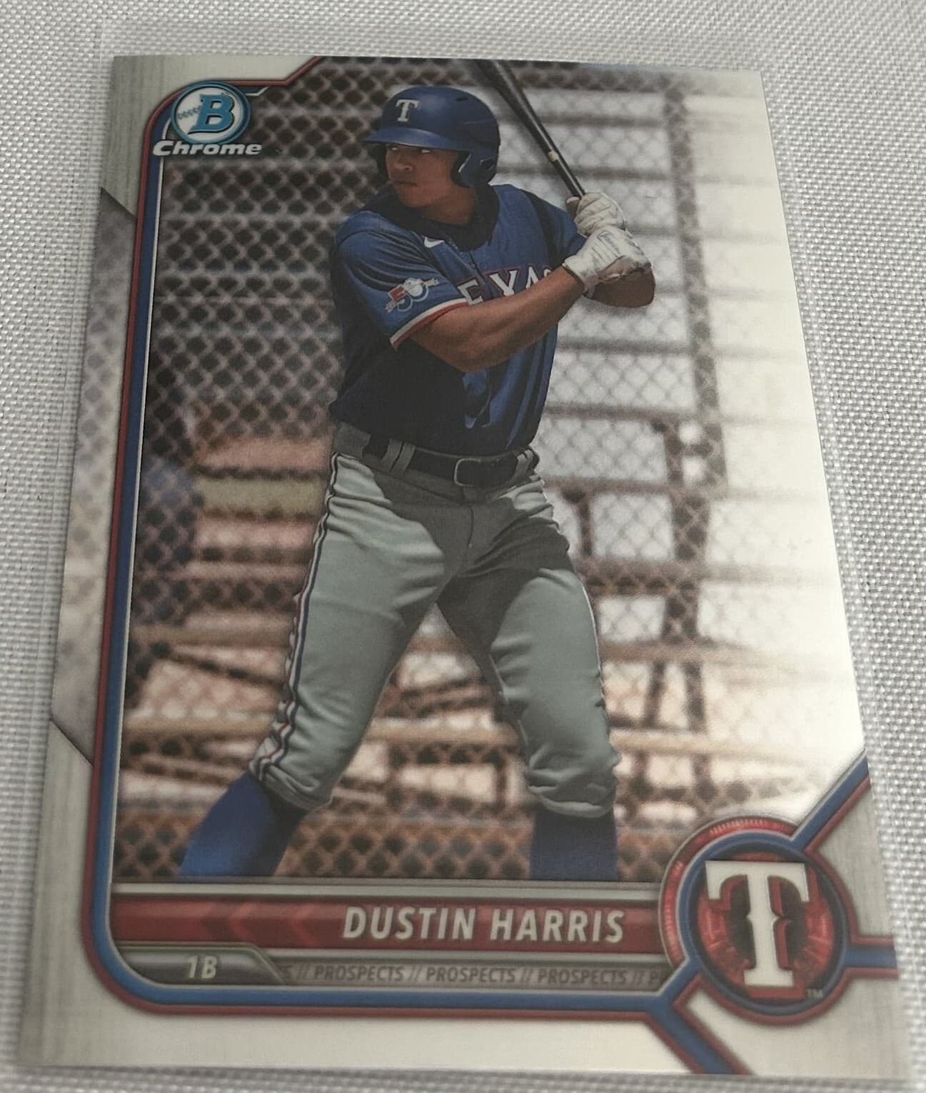 Dustin Harris trading card
