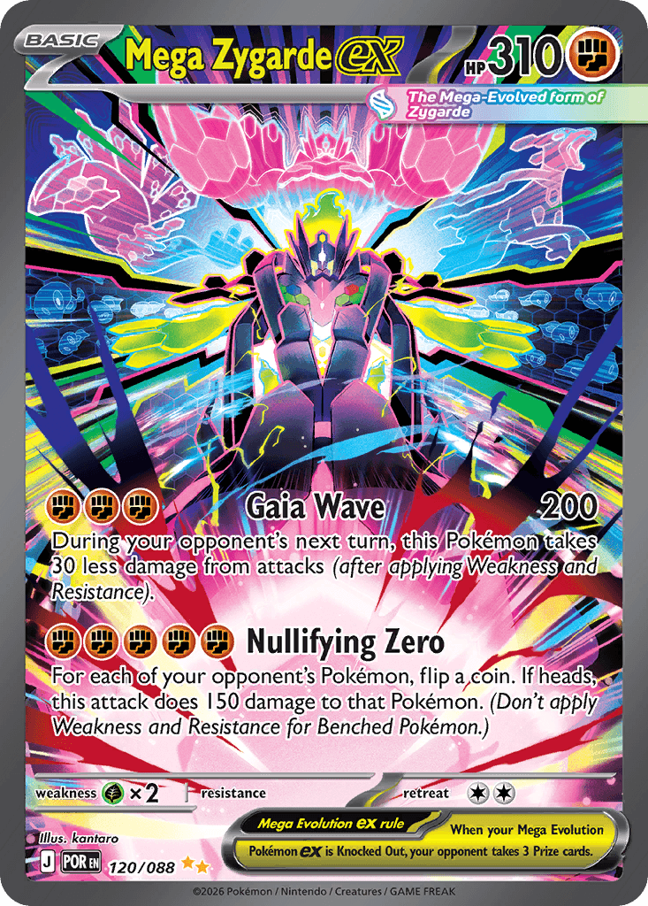 Mega Zygarde ex 2026 Pokemon Perfect Order