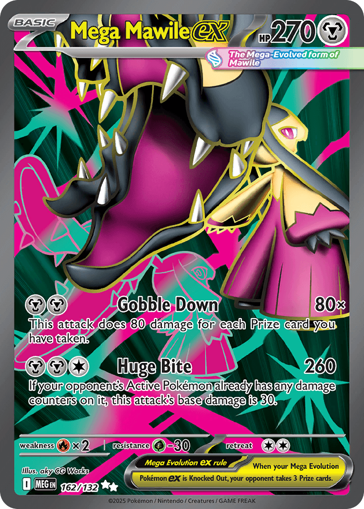 Mega Mawile ex trading card