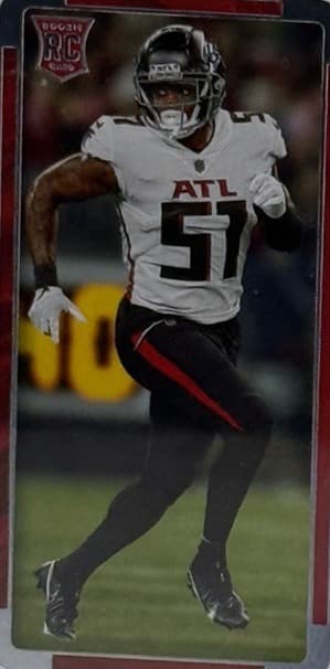 DeAngelo Malone trading card