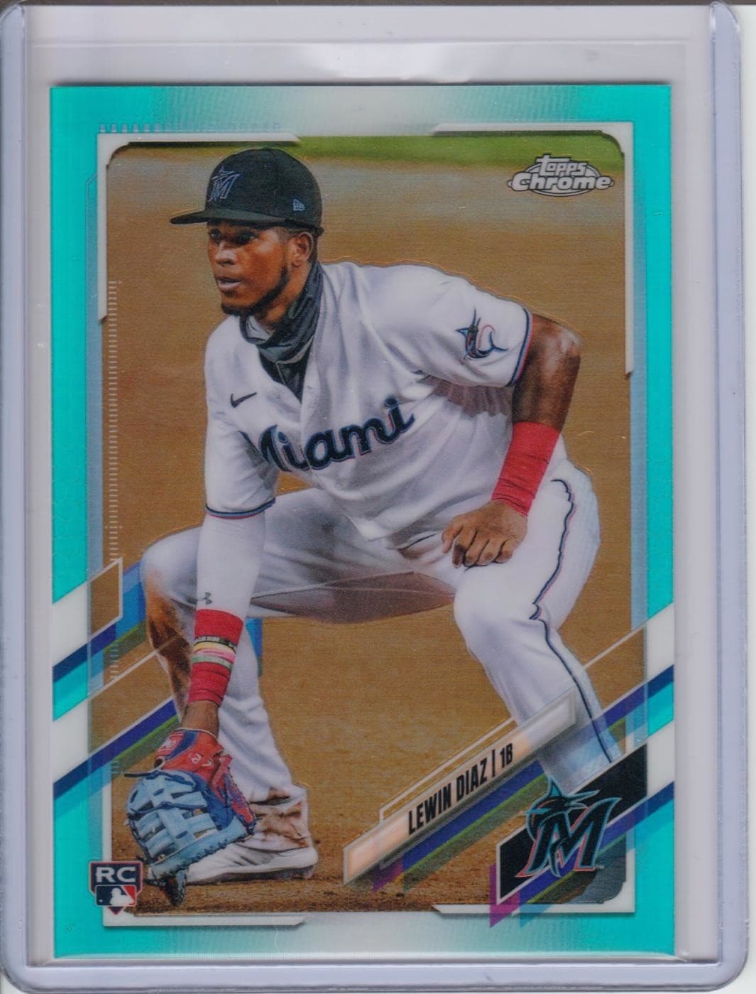 Lewin Diaz trading card