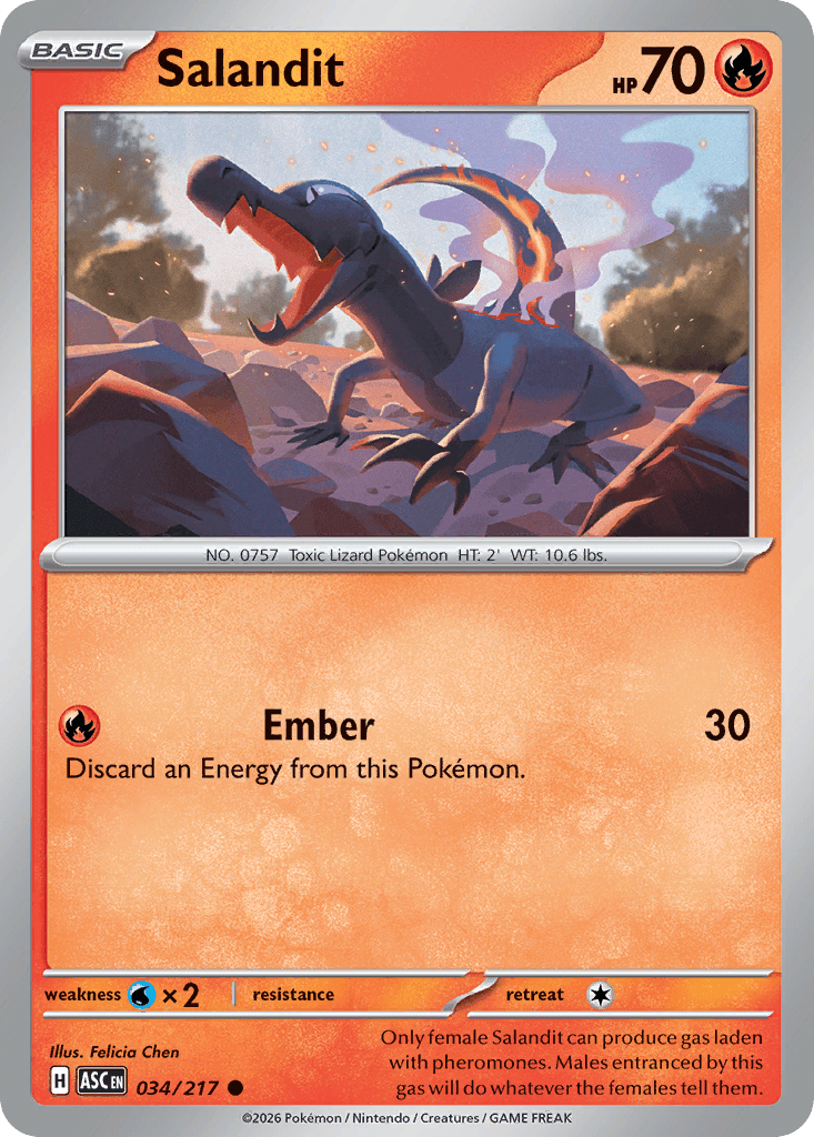 Salandit trading card