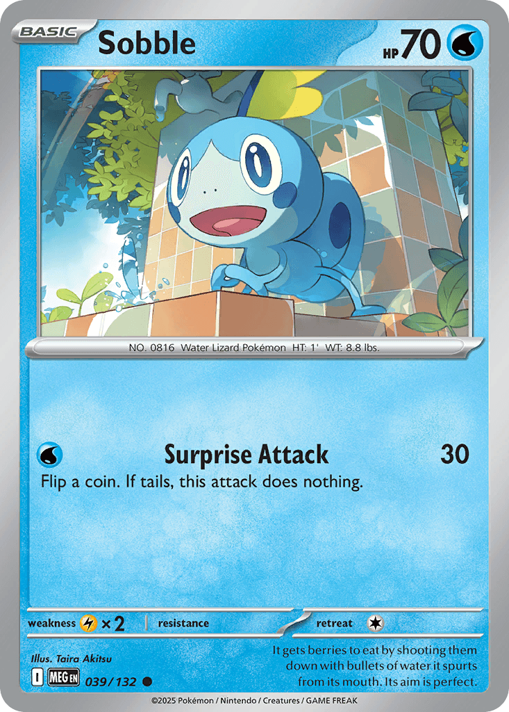 Sobble trading card