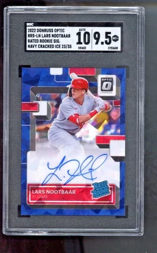 Lars Nootbaar 2022 panini Donruss Optic