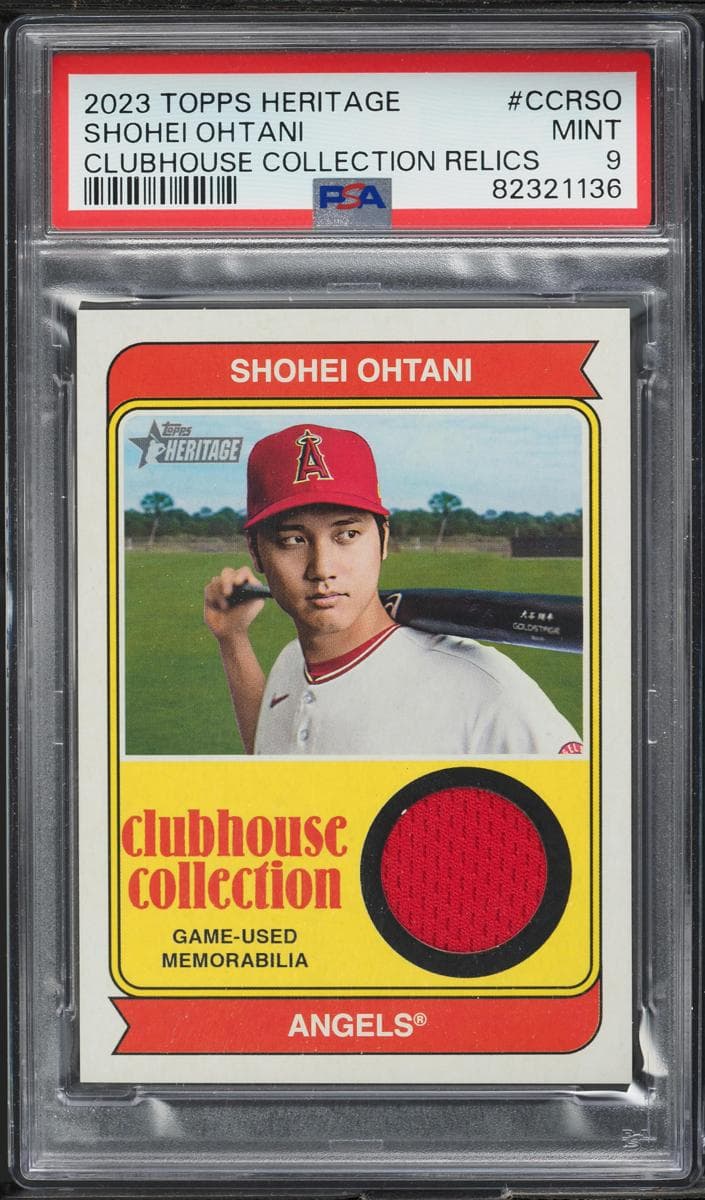 Shohei Ohtani 2023 topps Topps Heritage