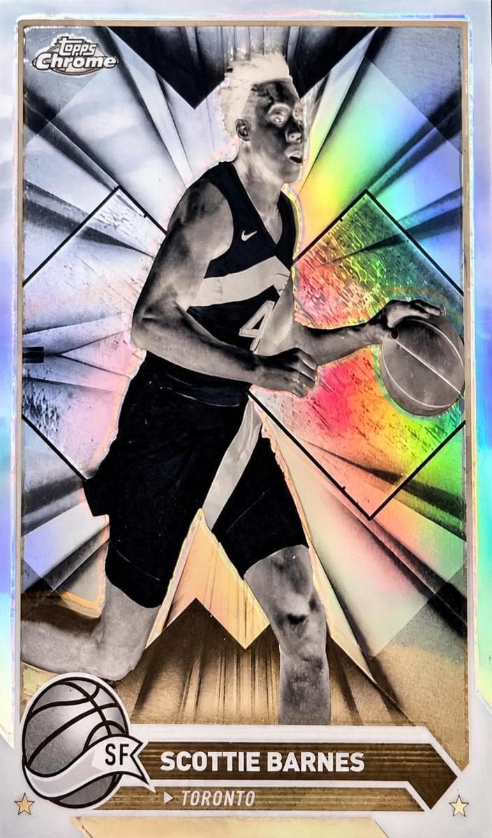 Scottie Barnes 2023 topps Topps Chrome