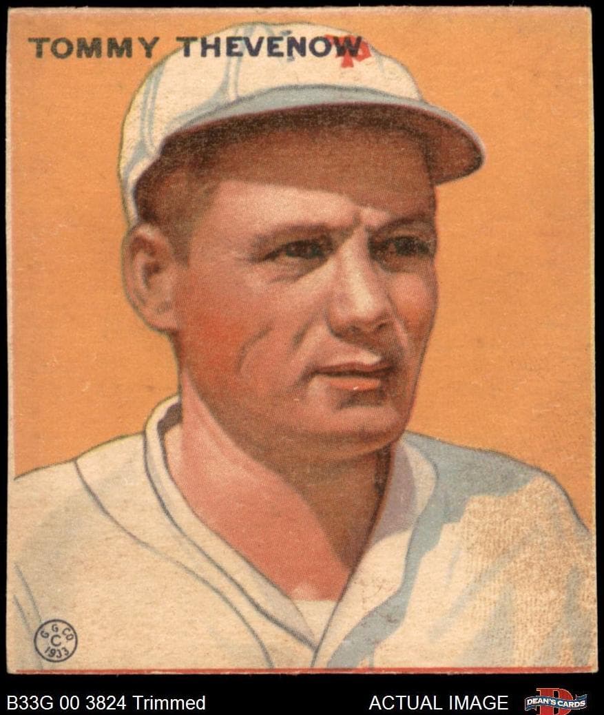 Tommy Thevenow 1933 unknown Goudey