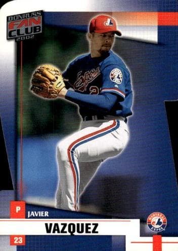 Javier Vazquez 2002 panini