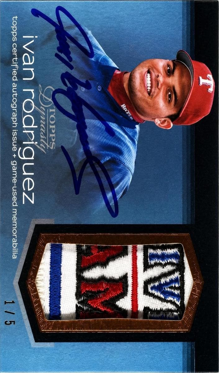 Ivan Rodriguez 2018 topps Topps Dynasty