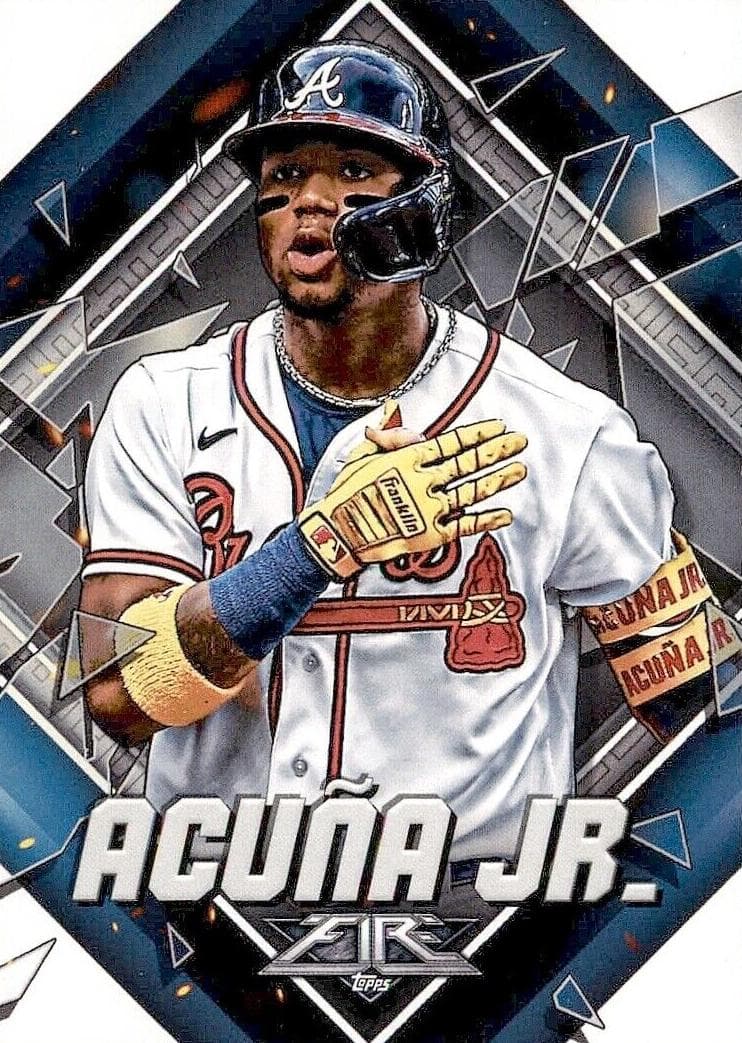 Ronald Acuña Jr. 2022 topps Topps Fire