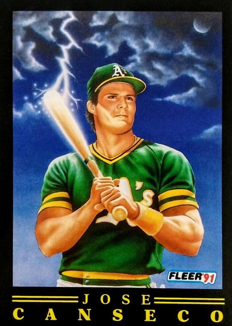 Jose Canseco 1991 fleer Fleer