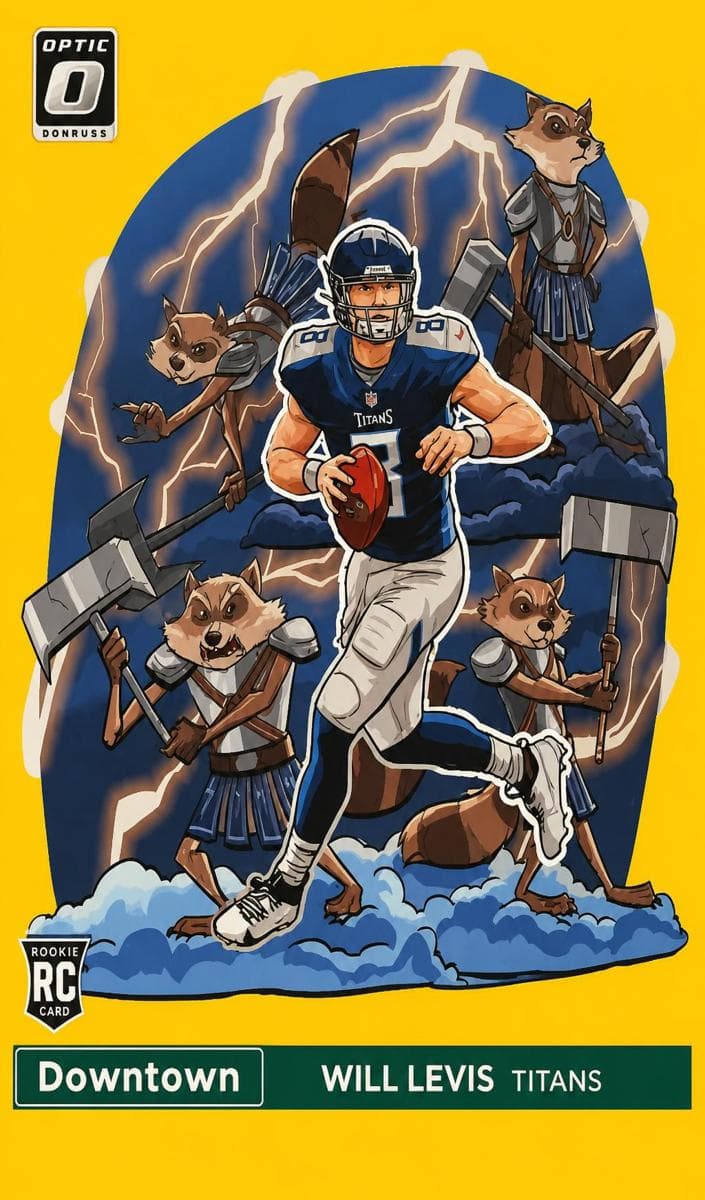 Will Levis 2023 panini Donruss Optic