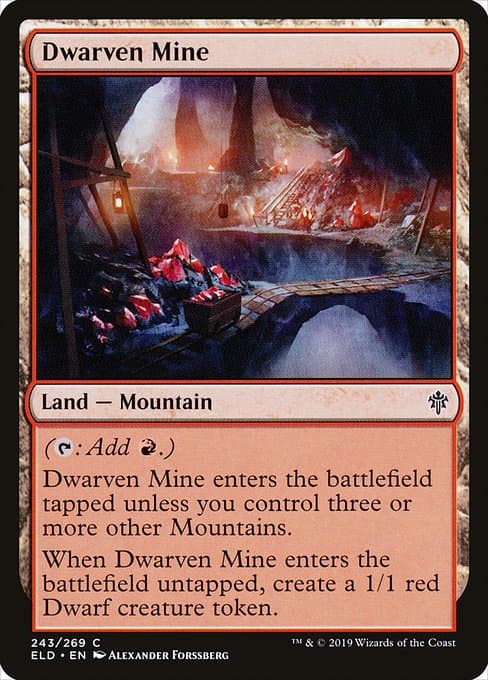 Dwarven Mine 2019 Magic: The Gathering Throne of Eldraine