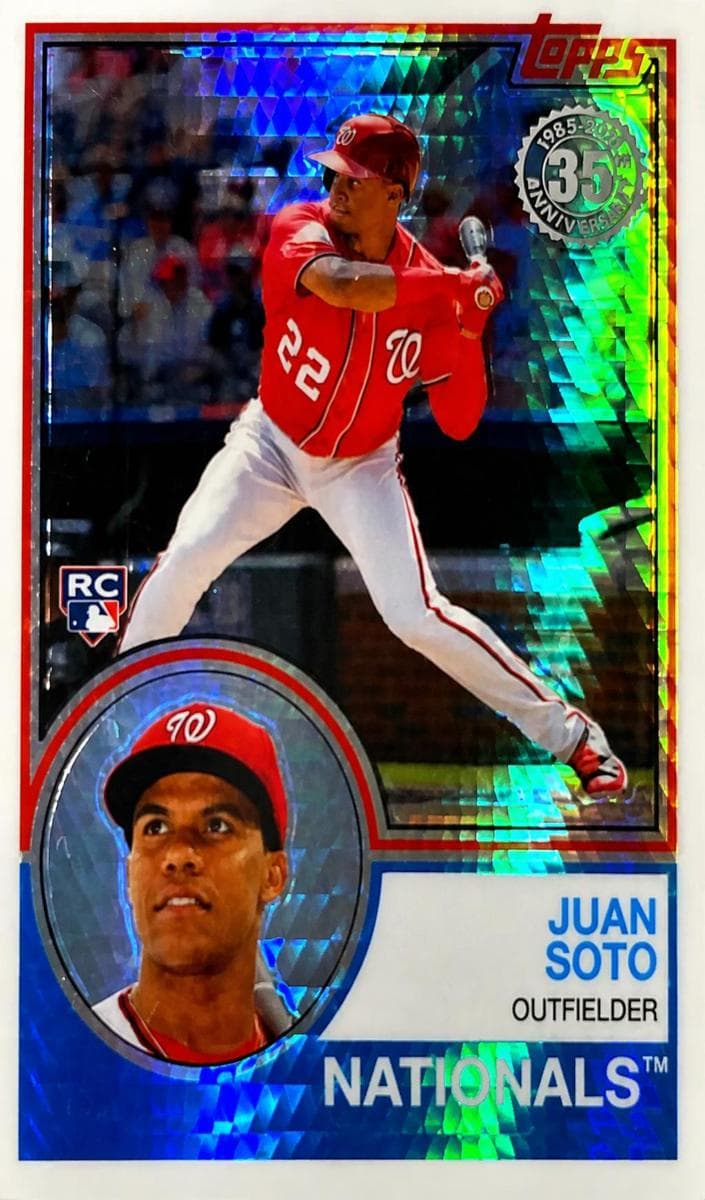 Juan Soto 2018 topps