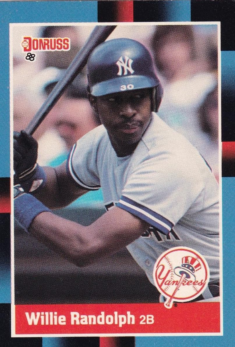 Willie Randolph 1988 panini Donruss