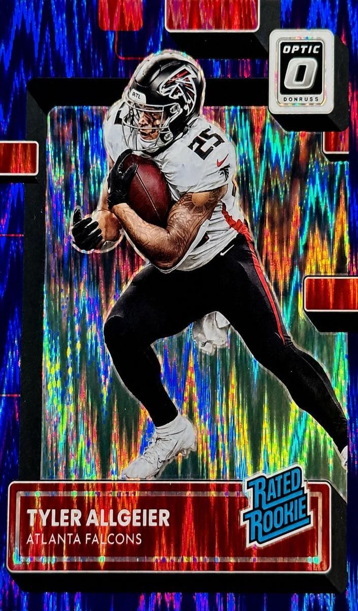 Tyler Allgeier 2022 panini Donruss Optic