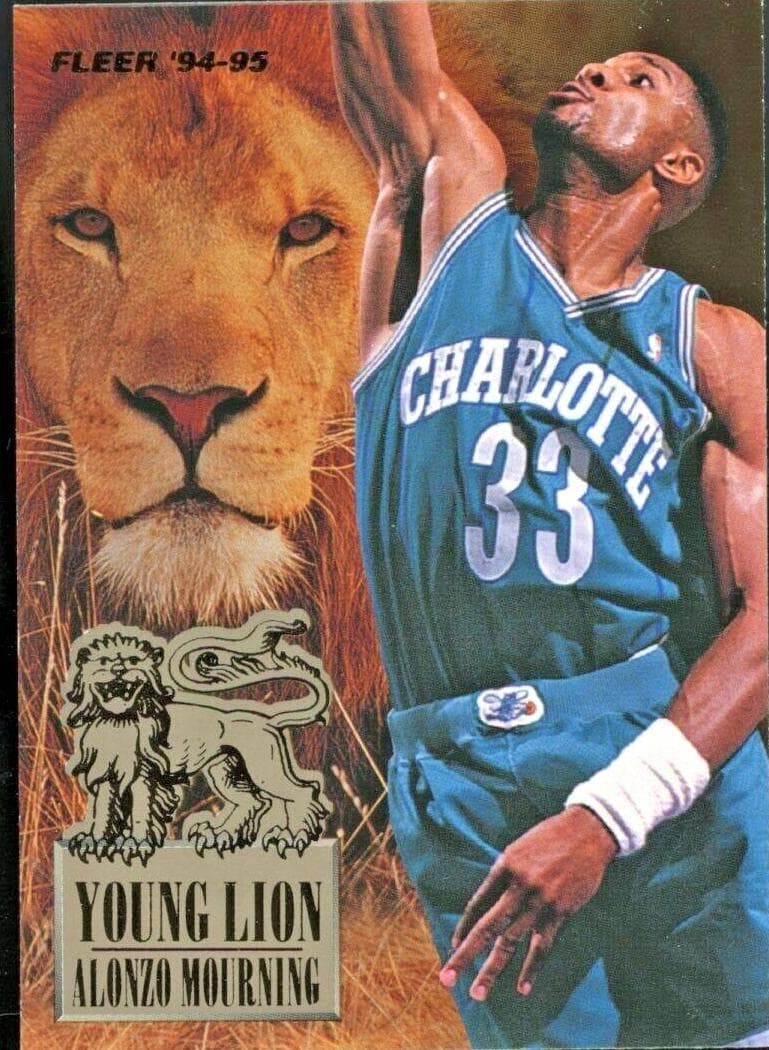 Alonzo Mourning 1994 fleer Fleer