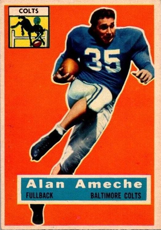 Alan Ameche 1956 topps Topps