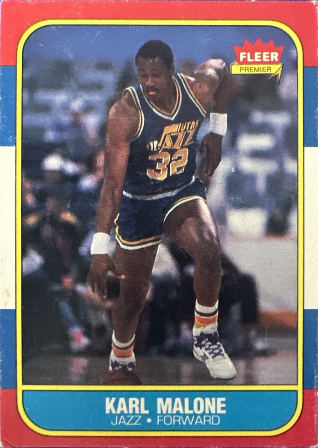 Karl Malone Utah 1986 Fleer 1986 Fleer