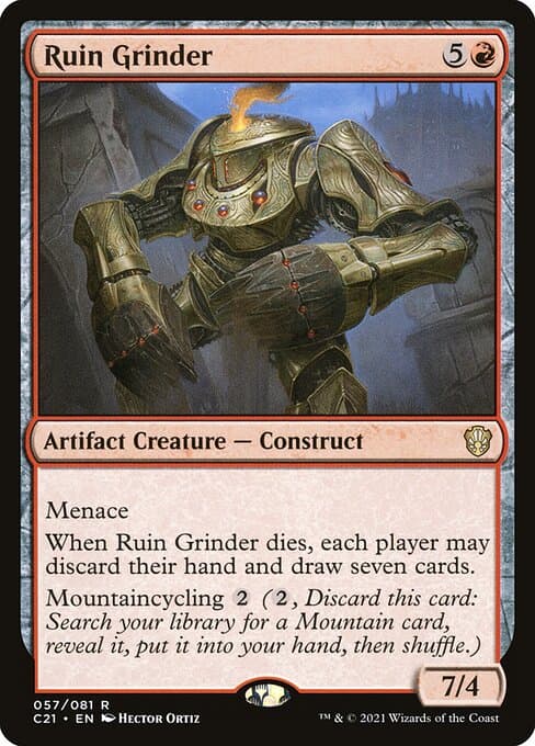 Ruin Grinder 2021 Magic: The Gathering Commander 2021