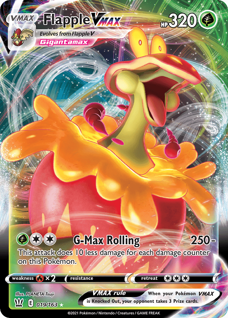 Flapple VMAX 2021 Pokemon