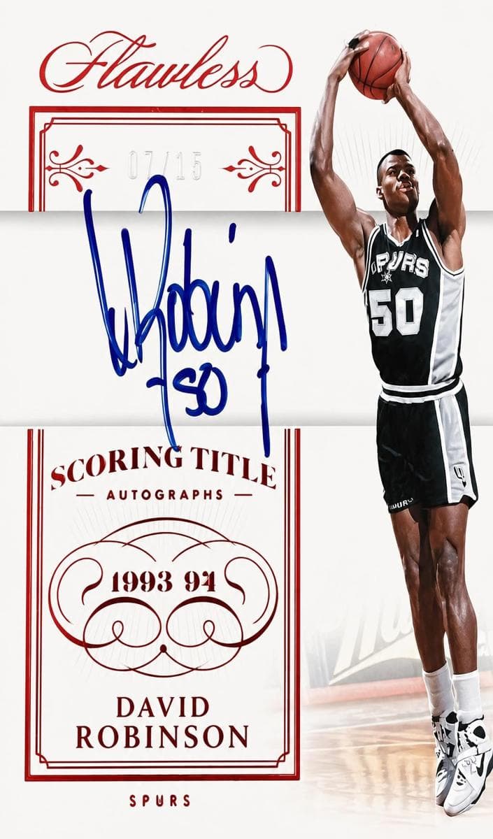 David Robinson 2023 panini Panini Flawless
