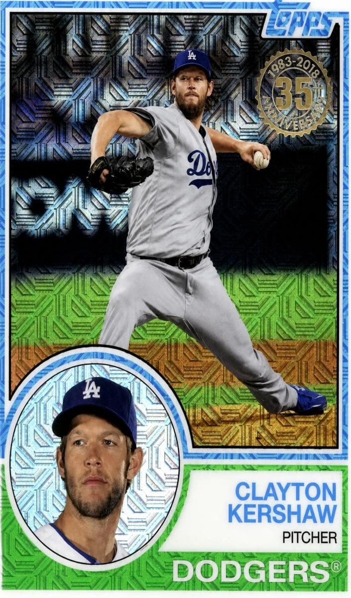 Clayton Kershaw 2018 topps