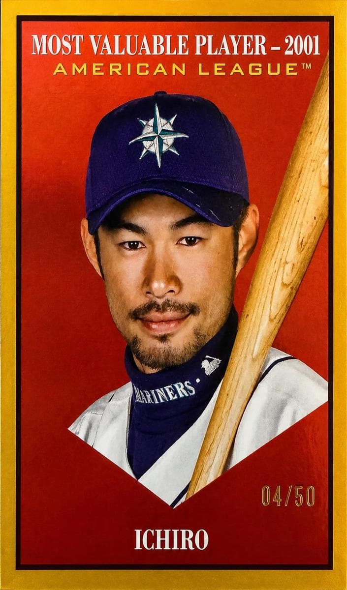 Ichiro 2025 topps Update Most Valuable Baseball Gold Foil