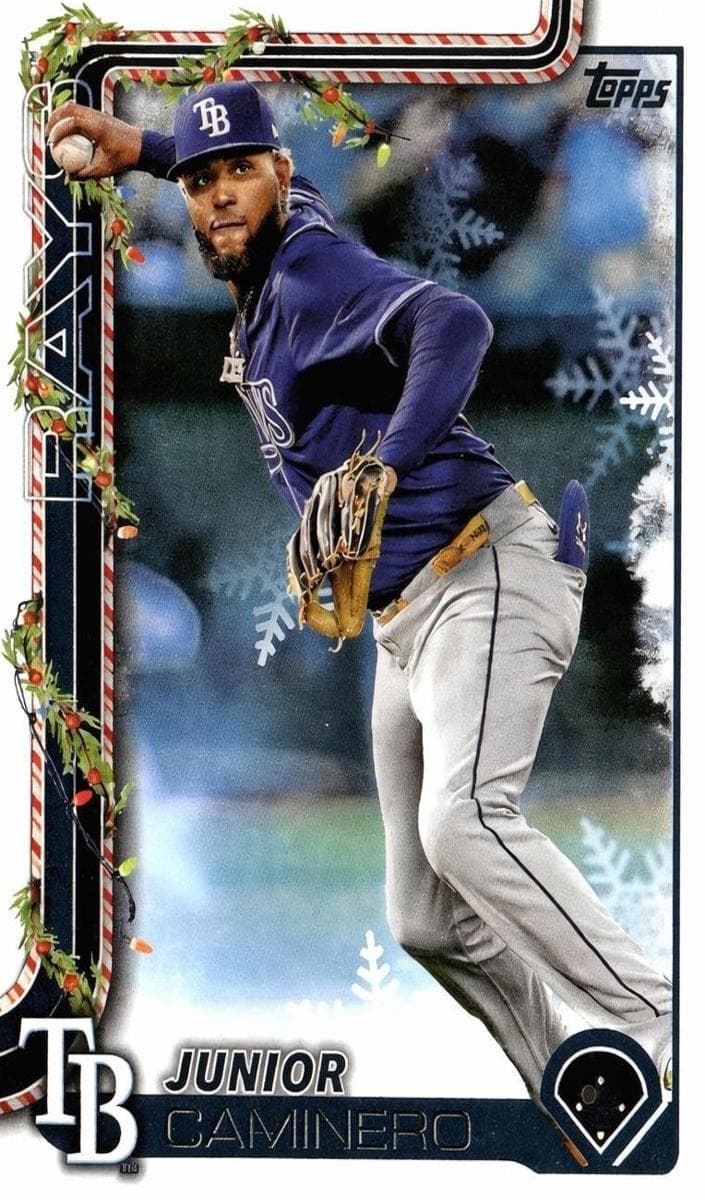 Junior Caminero 2025 topps Topps Holiday