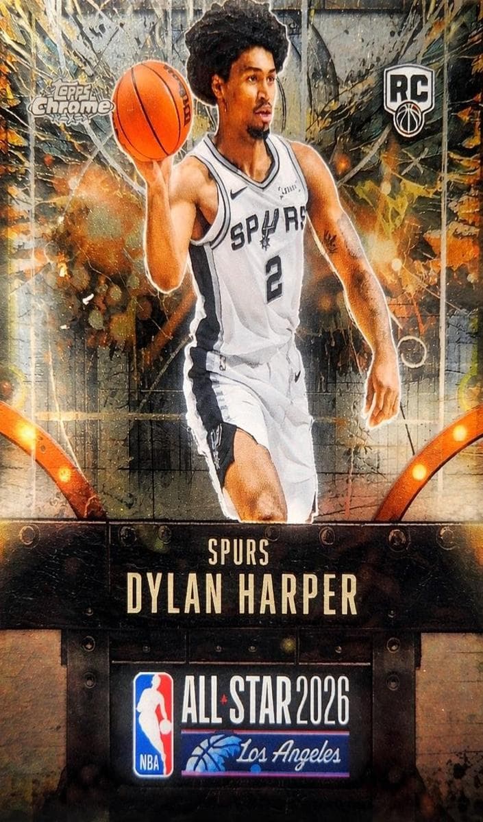Dylan Harper 2025 topps Topps Chrome Cactus Jack X NBA All-Star Game