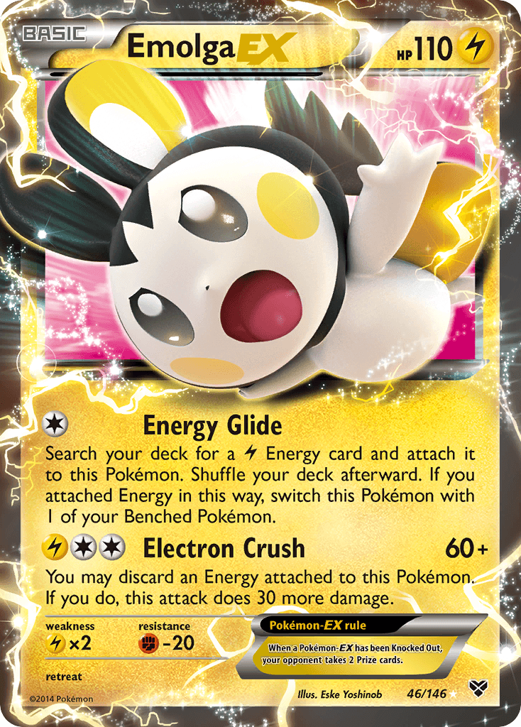 Emolga EX #46