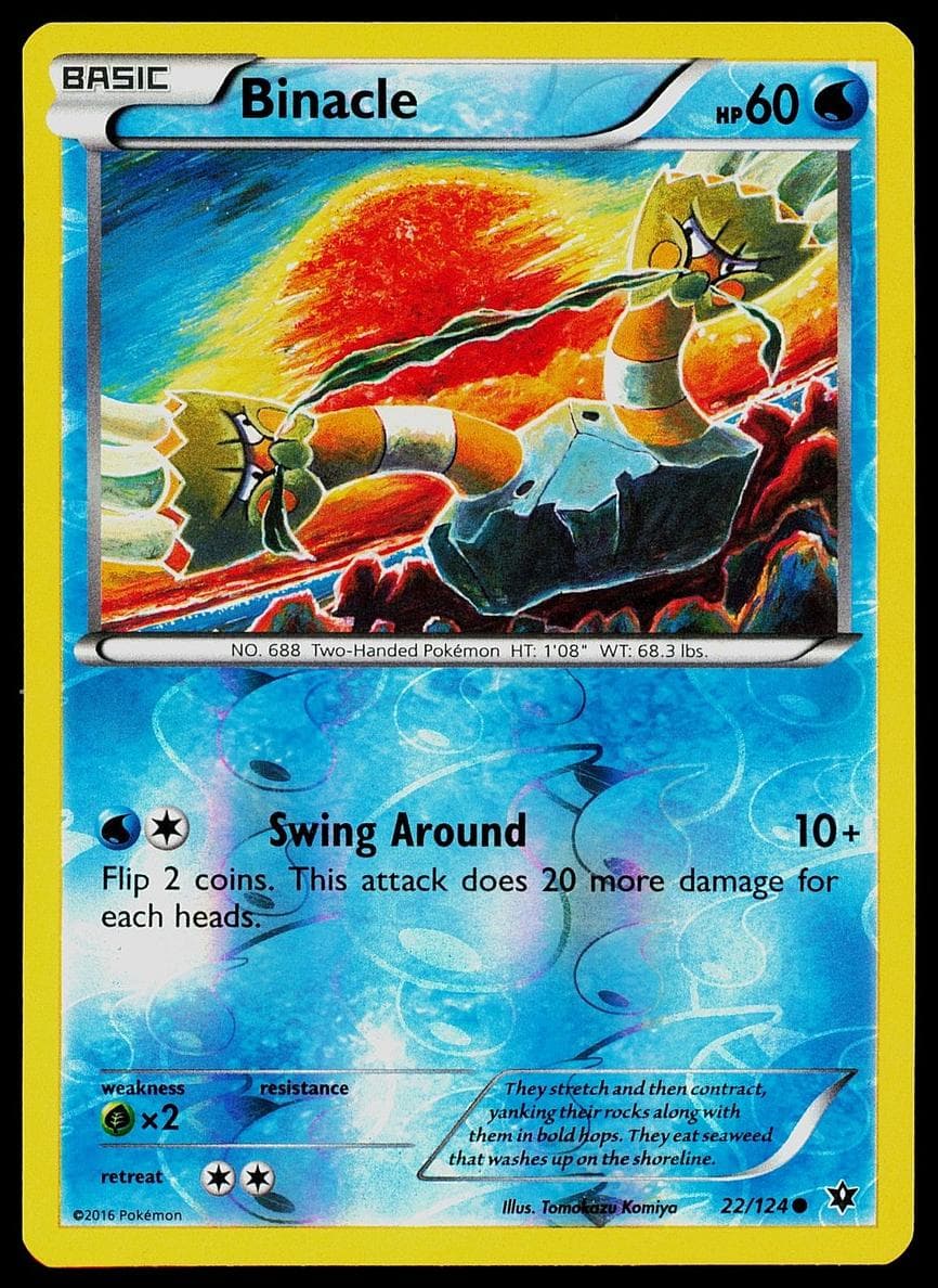 Binacle trading card