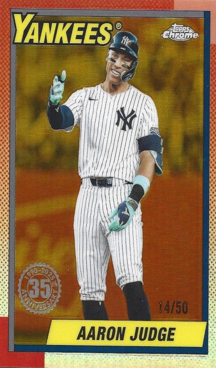 Aaron Judge 2025 topps Topps Chrome