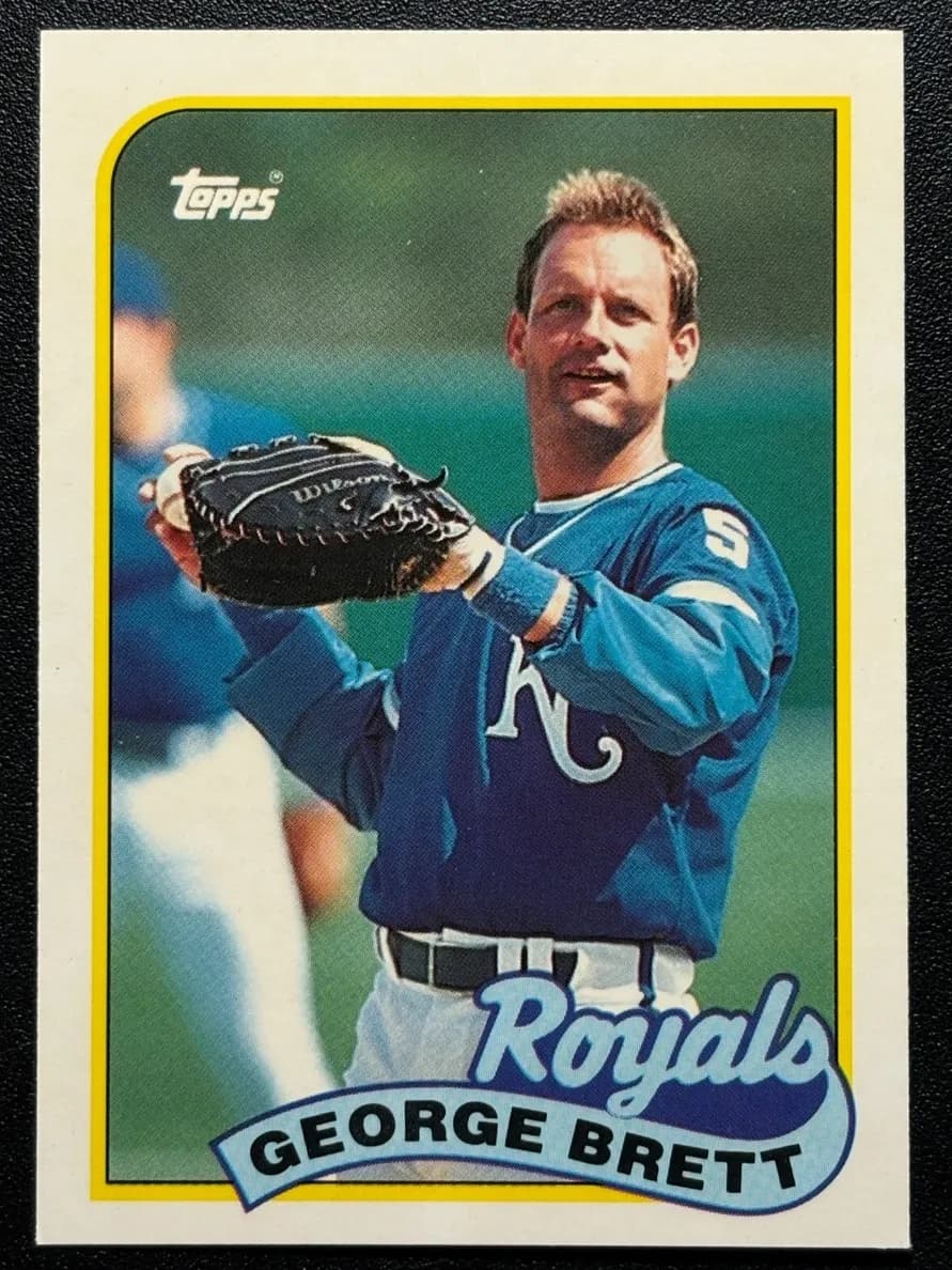 George Brett 1989 topps O-Pee-Chee