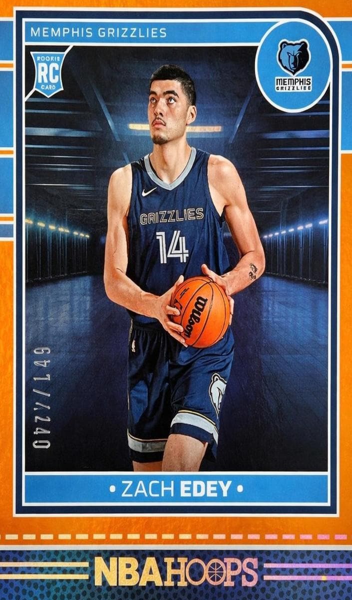 Zach Edey 2024 panini Hoops